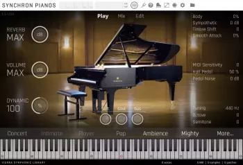 [维也纳钢琴播放器] Vienna Symphonic Library Vienna Synchron Piano Player v1.3.1542 Incl Emulator [WiN]（93.9MB）