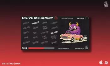 破坏性失真与多重效果器 Mors Drive Me Crazy v1.0.0 (WiN and macOS)