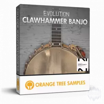 顶级虚拟班卓琴音源 Orange Tree Samples Evolution Clawhammer Banjo v1.2.5 (KONTAKT)