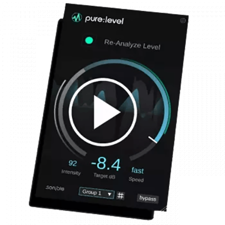 AI自动电平控制器 Sonible Pure Level v1.0.0 (WiN)