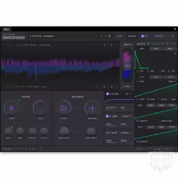重新定义粒子合成的革命性乐器 BABY Audio Grainferno v1.1.0 U2B Mac [MORiA]