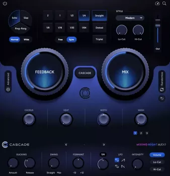 全新概念直觉化延迟效果器 Mixing Night Audio Cascade v1.0.0 (含注册机)-WiN