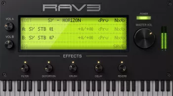 90年代锐舞Stab和弦合成器 The Producer School RAV3 v1.0.2 Mac OSX