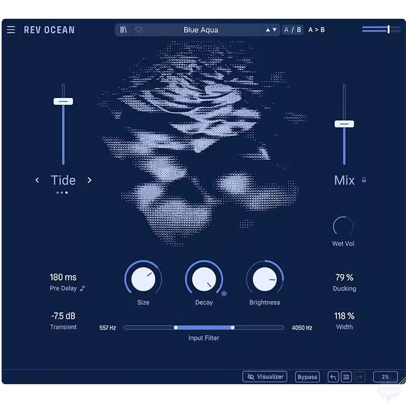 [海洋氛围混响效果器] Arturia Rev OCEAN v1.0.0 U2B Mac