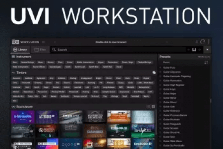 [全能音色库播放与宿主引擎] UVI Workstation v4.0.9 WiN - R2R