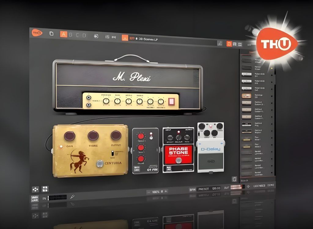 Overloud TH-U Premium v2.1.1 吉他与贝斯放大器模拟插件 [WiN, MacOSX]