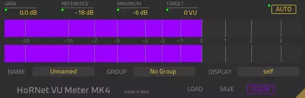HoRNet VU Meter MK4 v4.2.6 自动增益数字VU电平计量插件 Win/Mac