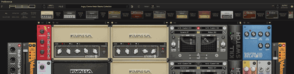 Amplification Kuassa Amplifikation 360 bundle v1.4.0 MacOSX 吉他放大器与效果器宿主套件