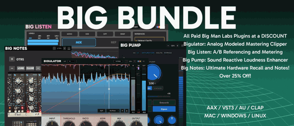 Big Man Labs Bundle 2026.10 音频插件捆绑包 [WiN]