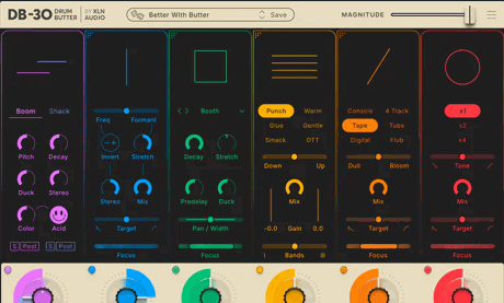 XLN Audio DB-30 Drum Butter v1.1.3 Mac 鼓与打击乐多效果插件