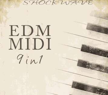 Shockwave EDM MIDI 9-in-1 电子舞曲MIDI与音频循环素材包