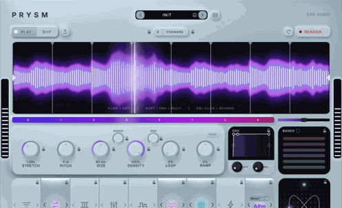 Exo Audio PRYSM v1.0.2 颗粒重采样音频效果器插件 [WiN, Mac]