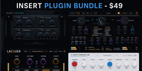 Insert Audio Bundle 音频效果器插件合集 v2026.09 [WiN]