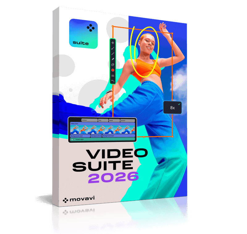 Movavi Video Suite 2026.1.2 (x64) 视频编辑转换与屏幕录制软件套装 WiN
