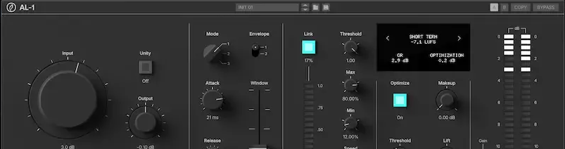 Naturl Audio AL-1 v1.1.2 母带处理限制器 [WiN]