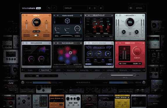 Nuro Audio Blockchain Ultra v1.2.1 创意多重效果器插件 Win版