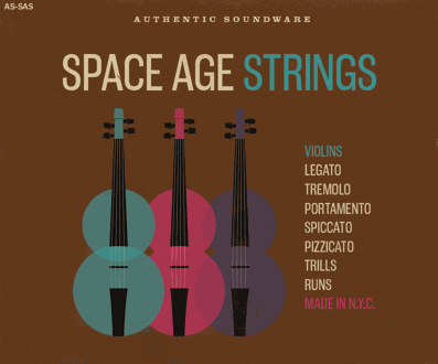 Authentic Soundware Space Age Strings 复古录音棚小提琴组音色库 KONTAKT