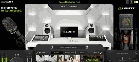 Lewitt Audio Space Replicator Free 耳机校准与虚拟监听插件 v1.0.0.1/1.0.0.4 Win Mac