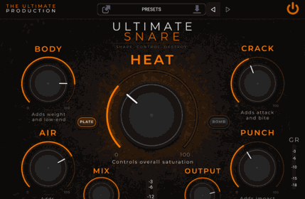 The Ultimate Production Ultimate Snare v1.1.2 军鼓音色塑造插件 Mac版