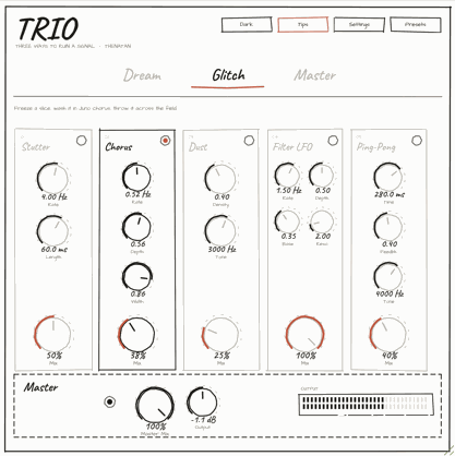 Thenatan TRIO v1.0.0 综合 Lo-Fi 效果器插件 [WiN, MacOSX]