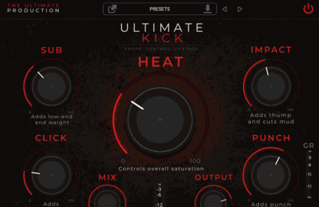The Ultimate Production Ultimate Kick v1.1.2 底鼓塑形效果器插件 Mac