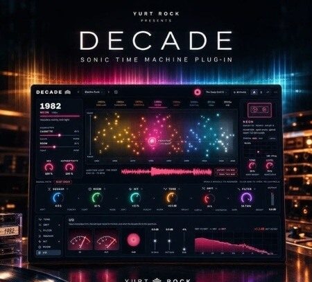 Yurt Rock Sonic Time Decade v0.1.10 跨年代鼓音色塑形效果器插件 Mac