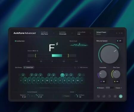 Antares AutoTune Advanced v1.0.0.725 Mac 人声音高修正插件