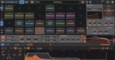 Apisonic Audio Speedrum 2 v2.4.0 / v2.3.2 MPC风格采样打击乐虚拟鼓机插件 Win/Mac/Linux