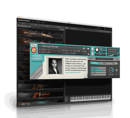 Embertone Herring Clarinet 古典降B调单簧管音源 KONTAKT
