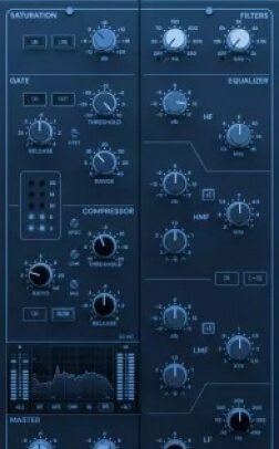 Lemur Audio SAMUEL v1.0.19 零延迟调音台风格通道条插件 [WiN]
