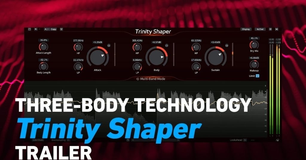 Plugin Alliance TBTECH Trinity Shaper v1.1.2 Mac 瞬态塑形效果器插件