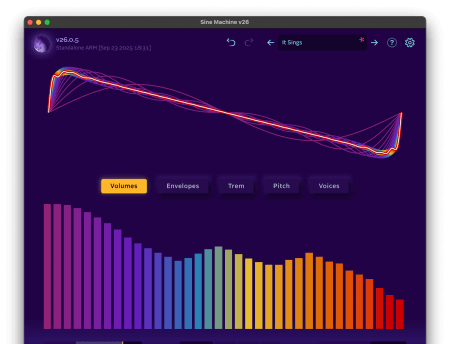 Melatonin Sine Machine v27.4.9 加法合成器乐器 MacOSX