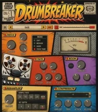 Keygen-MOCHA TheSampleLab DrumBreaker v1.1.2 鼓组复古质感与总线处理效果器插件 WiN