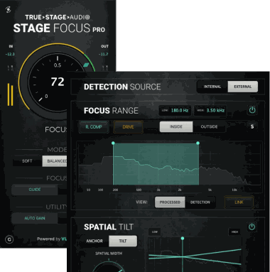 True Stage Audio Stage Focus Pro v1.0.0 WiN 内容感知频谱聚焦与混音处理器