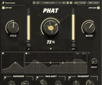 Stereo Lemon PHAT v1.7.3 声音塑形与过载压缩效果器插件 [WiN]